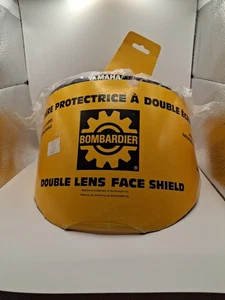 Bombardier Clear Flip Action Face Shield New-- Double Lens-- Yamaha - Picture 1 of 2