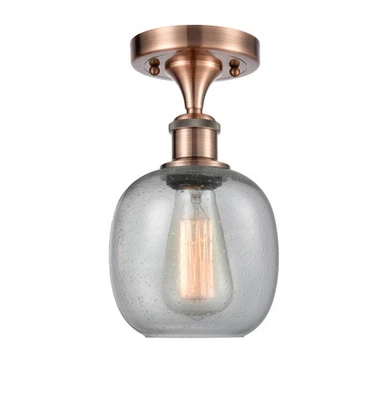 Innovations Lighting 516 Belfast Belfast 6"W techo semi-al ras - cobre Foto 1 de 2