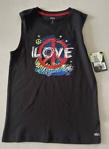 DSG youth pride graphic tank top size Small “love"