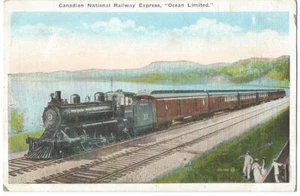 Canadian National Railway Express "Ocean Limited" Railroad Train 1920's - Picture 1 of 2