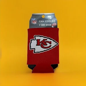 New Kansas City Chiefs🏈 NFL 2-Sided Koozies Coozies Can Cooler Red Yellow - Picture 1 of 3