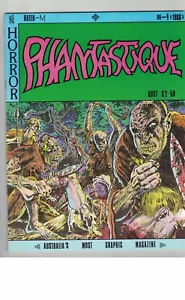PHANTASTIQUE #4-JUN.1986-RARE AUSTRALIAN HORROR COMIC MAG-SAWNEY BEANE CVR-VF- - Picture 1 of 2
