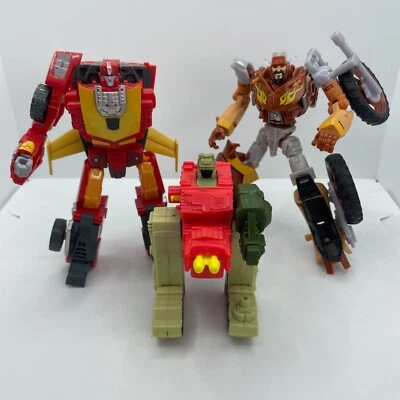 Transformers x3 for Parts Bundle - Rodimus, Wreck-Gar and Demolisher (McDonalds) - Image 1 of 4