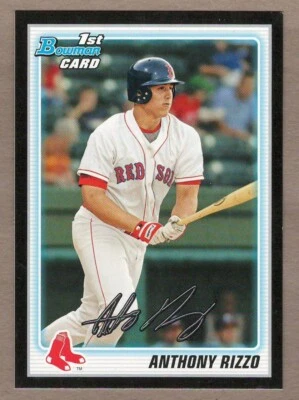 ANTHONY RIZZO 2010 Bowman Prospects BLACK Parallel #BP101 1st Card Red Sox Cubs - Image 1 of 2