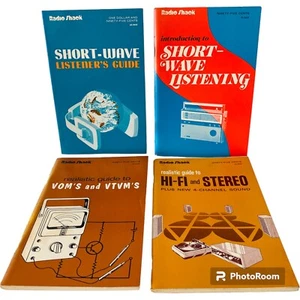 Radio Shack Vintage 1970's Guide Books x 4 Bundle Hi-Fi Radio VOM Shortwave ￼ - Picture 1 of 20