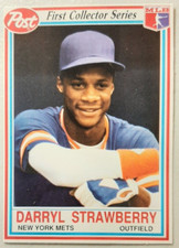 1990 Post Cereal  Card #10 Darryl Strawberry   New York Mets  Baseball     (O)