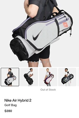 Nike Air Hybrid 2 golf stand bag N1003478-196 - Image 1 of 4