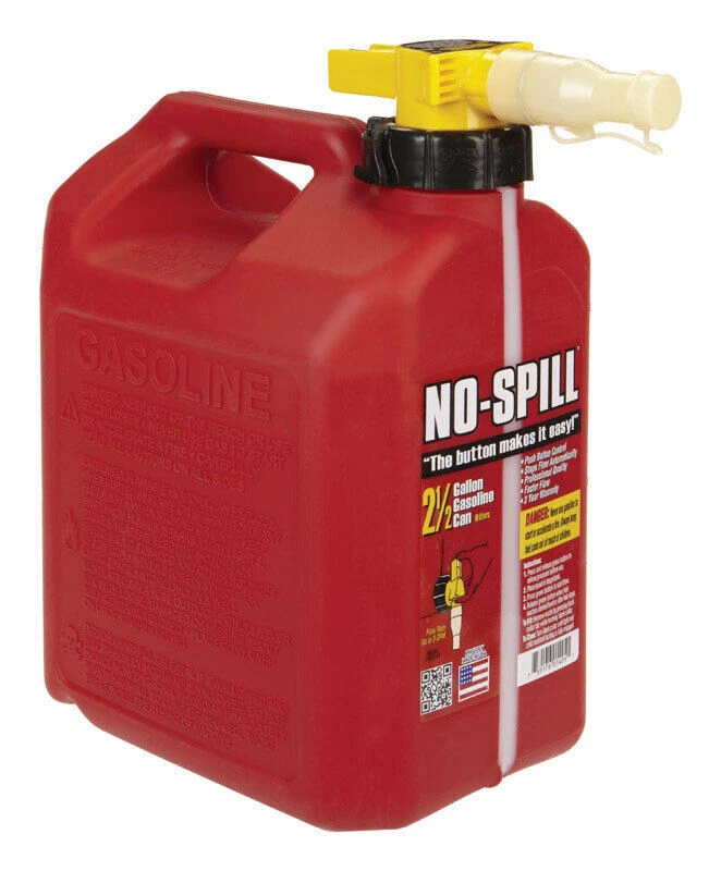 No Spill Gas Can - 2-1/2 Gal