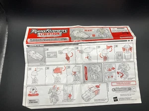 Red Alert Transformers Cybertron Instruction Sheet 2005 - Picture 1 of 4