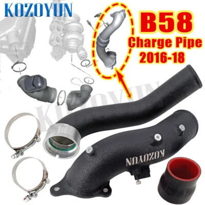 Tubo de carregamento de entrada de tubo de carga para BMW B58 M140i M240i 340i 440i xDrive 16-18 - Imagem 1 de 4