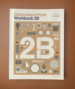 Singapore Math Dimensions Math Workbook 2B Homeschooling - Picture 1 of 2