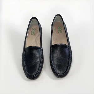 SAS Tripad Comfort Women's Black Simple Loafers Slip On Sz 8 Classic EUC - Picture 1 of 8