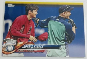 SHOHEI OHTANI Angels 2018 Topps Update RC #US153 JAPAN'S FINEST w/ Ichiro QTY - Picture 1 of 2