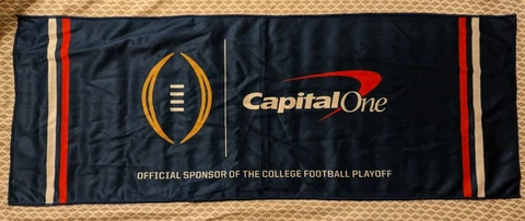 GEORGIA TCU COLLEGE FOOTBALL CHAMPIONSHIP RALLY TOWEL NCAA CFP 2023 PLAYOFFS Cover