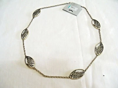 NUEVO COLLAR DE 32 PULGADAS DE METAL COLOR BRONCE DISEÑO FRONDOSO..........BONITO Foto 1 de 2