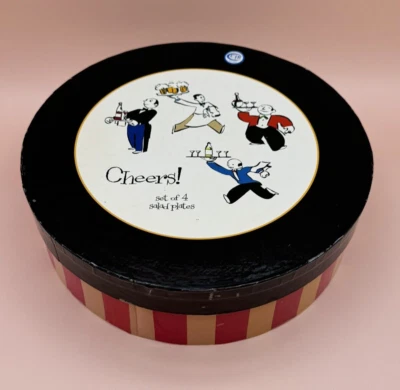 "Juego (4) platos de ensalada de camarero italiano Rosanna aperitivo saludo saludos 8"" Sante" Foto 1 de 4