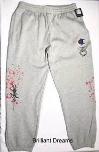 RARE 🔥 Champion X King Saladeen “ Money Bear “ Sweat Pants Grey Men’s Size XL - Picture 1 of 6