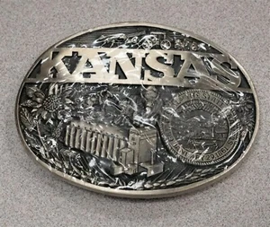 Kansas State Seal Gürtelschnalle - Bild 1 von 4