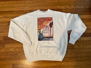 Vintage 1995 Buffalo NY Allentown Art Festival Crewneck Sweatshirt - XL - USA - Picture 1 of 8