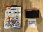 World Games - Sega Master System - PAL - Tested No Manual Inlay Is Home Printed