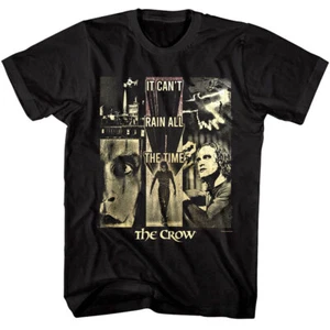 The Crow Rain Montage Men's T Shirt All The Time Horror Movie Brandon Lee Film - Picture 1 of 4