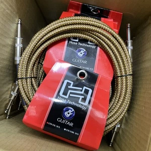 Lote al por mayor de cable de guitarra de tweed Hosa de 18 pies GTR-18 - 10 piezas - Imagen 1 de 1