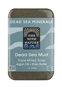One With Nature Dead Sea Minerals Mud Soap 7 oz Bar Soap - Picture 1 of 1
