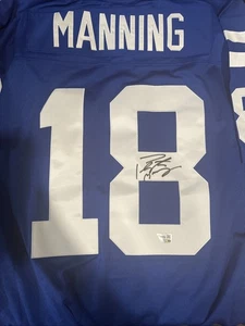 Peyton Manning Signed Colts Custom Jersey -Mitchell And Ness Authentic - Picture 1 of 2