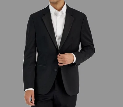 Hugo Boss Men's Karl232E1X Wool Blend Modern Fit Tuxedo Jacket 44 R Imperfect - Image 1 of 4