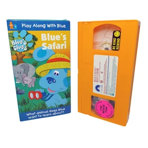 Blue’s Clues Blue's Safari (VHS 2000) Orange Tape Nick Jr Kids Preschool Tape - Picture 1 of 4