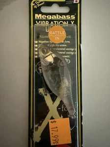 megabass vibration x ultra rattle In Rattle Trap Bass Bait Stealth Wakasagi - Picture 1 of 1