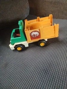 VTG Fisher Price Husky Helper 330 Rodeo Rig Truck 10.5" - Picture 1 of 5
