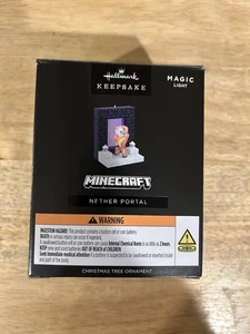 SDCC 2025 Exclusive Hallmark Minecraft Nether Portal Keepsake Ornament NRFSB - Picture 1 of 6