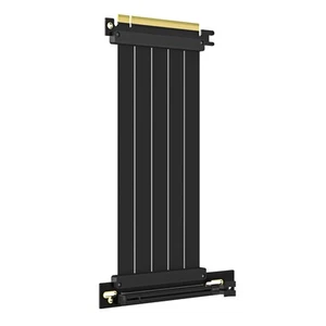 GLOTRENDS 200mm PCIe 4.0 X16 GPU Riser Cable (0 degree-90 degree), supports PCIe - Photo 1/9