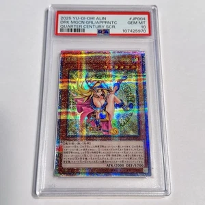 PSA 10 Yugioh Dark Magician Girl Apprentice Quarter Century 25th Japanese ALIN - Picture 1 of 2