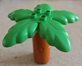 LEGO DUPLO - BROWN AND GREEN PALM - 10804 JUNGLE VINTAGE