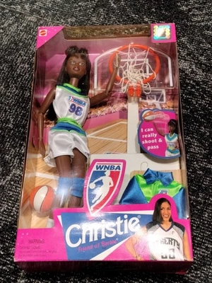 Muñeca Christie Friend of Barbie 1998 WNBA disparar y pasar baloncesto nueva en caja Foto 1 de 4