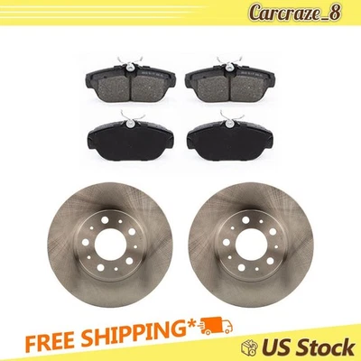 Front Brake Pads and Rotors Kit for Volvo 960 2.9L 1995 1996 1997 - Image 1 of 4