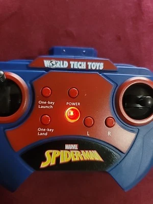 2022 Marvel Spiderman World Tech Toys Motion Sensing Helicopter REMOTE ONLY!! - Image 1 of 3
