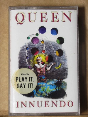 QUEEN Innuendo NEW/SEALED Cassette Tape 1991 Freddie Mercury final Album + FREE Foto 1 de 4