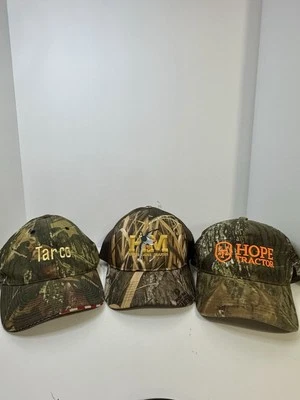Paquete de 3 sombreros camuflados de roble musgo 1 Reg 2 Trucker Foto 1 de 4