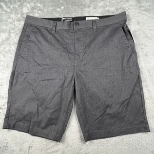 Volcom Frickin Modern Stretch Shorts Mens 40 Dark Gray Charcoal Heather (CHH) - Picture 1 of 11