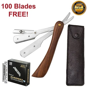 Barber Salon Straight Cut Throat Shaving Razor Shavette Rasoirs Rasoi Safety - Picture 1 of 5