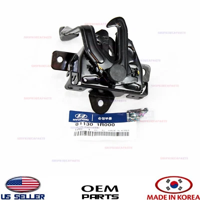 Genuine Hood Lock Latch Assy ⭐OEM⭐ Hyundai Accent 2012-2017 811301R000 - Image 1 of 4