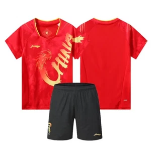 Camisa/pantalones cortos de tenis de mesa olímpicos LiNing Li-Ning 2024 París, nuevos, EE. UU. - Imagen 1 de 2