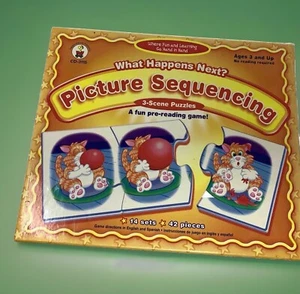 PreReading 42PcPicture Sequencing Puzzle”What Happens Next?”EducationalGame Nice - Picture 1 of 10