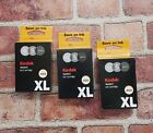 3x LOT  Kodak Verite 5 XL Black Ink Cartridge  Verite Series Printers