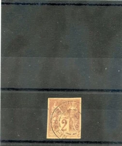 REUNION, FORERUNNER (YT 38) EN MUY BUEN ESTADO 2c MARRÓN LILA/BUFF, ST DENIS PAPIN, 26MAR97 $135 - Imagen 1 de 1