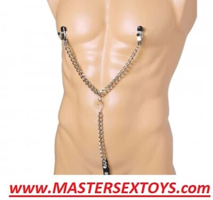 Nipple Clamps and Penis Ring Set Bondage BDSM S&M BDS&M Master Series Sub Dom NR - Picture 1 of 7