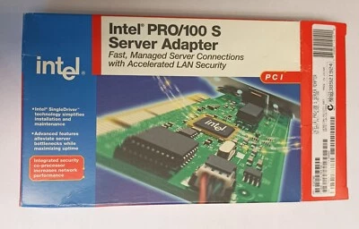 Intel PRO/100 S Network Server Adapter (3DES) PCI Card - Image 1 of 4